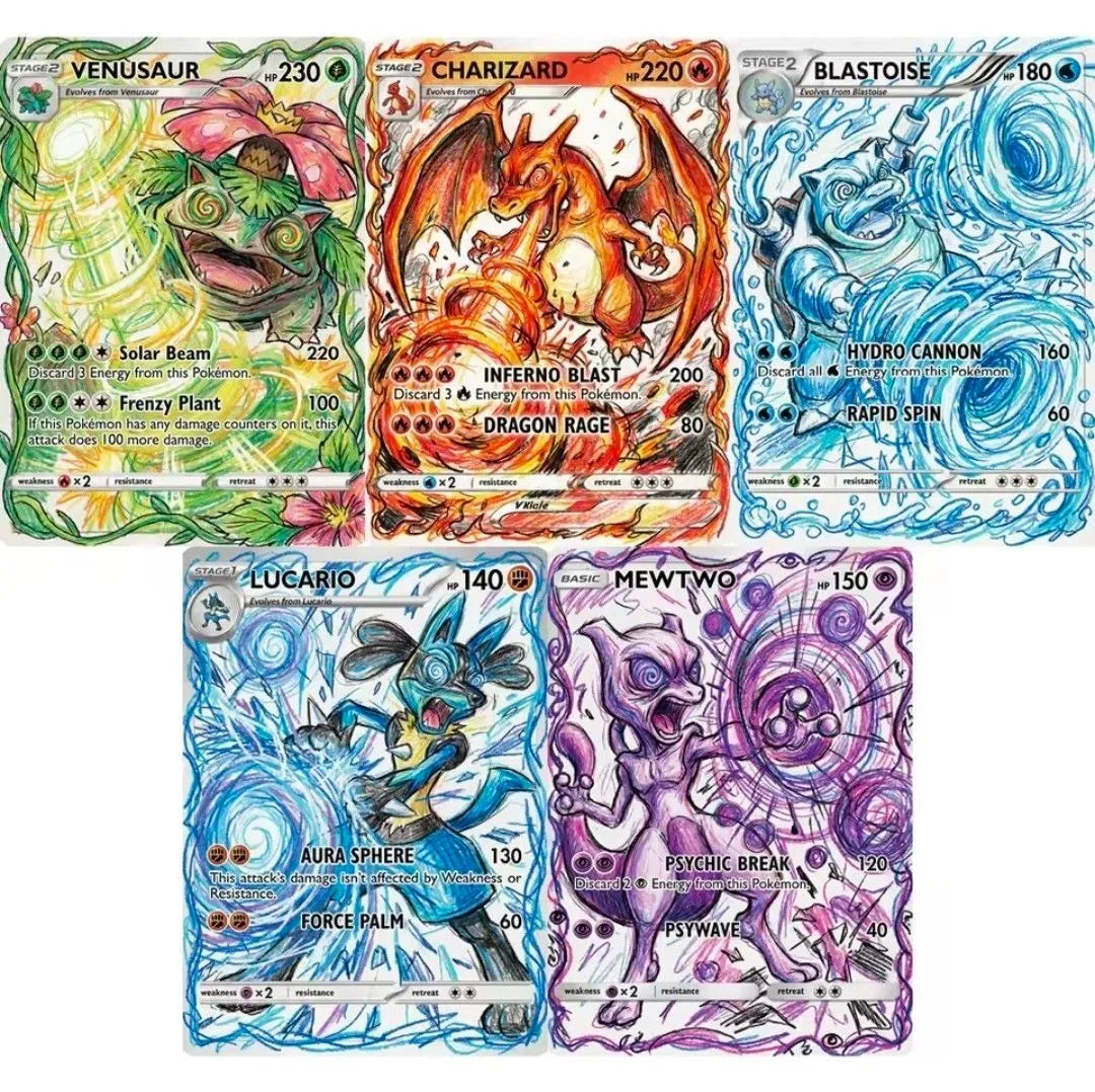 Fan Art Card Set - Pokémon - Primal Pencil by Sakugan Impact